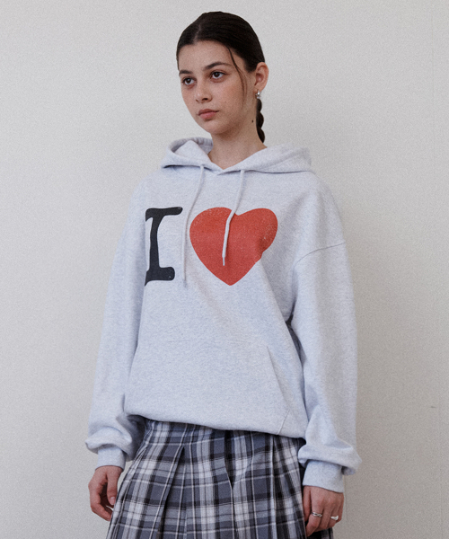 Retriever Club（レトリーバークラブ）の「I LOVE HOODIE [MELANGE GRAY]（パーカー・レディース・その他・SMALL/MEDIUM/LARGE/X-LARGE）」の22枚目の写真