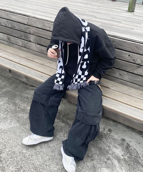 NOMANUAL(NOMANUAL)の「GRAPHIC JACQUARD BEANIE - BLACK(ニットキャップ/ビーニー・レディース・その他・FREE)」の14枚目の写真