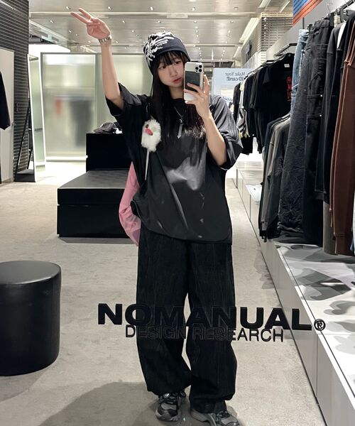 NOMANUAL(NOMANUAL)の「GRAPHIC JACQUARD BEANIE - BLACK(ニットキャップ/ビーニー・レディース・その他・FREE)」の7枚目の写真