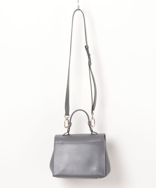 FURLA（フルラ）の「フルラ エマ ハンドバッグ ミニ（ハンドバッグ・レディース・チャコールグレー/モーブ系・ONE SIZE）」の11枚目の写真