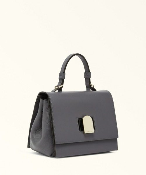 FURLA（フルラ）の「フルラ エマ ハンドバッグ ミニ（ハンドバッグ・レディース・チャコールグレー/モーブ系・ONE SIZE）」の3枚目の写真