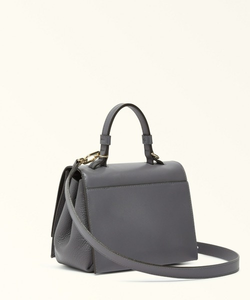 FURLA（フルラ）の「フルラ エマ ハンドバッグ ミニ（ハンドバッグ・レディース・チャコールグレー/モーブ系・ONE SIZE）」の4枚目の写真