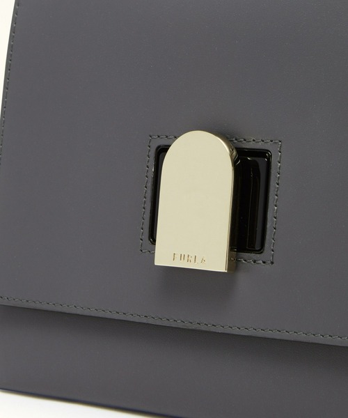 FURLA（フルラ）の「フルラ エマ ハンドバッグ ミニ（ハンドバッグ・レディース・チャコールグレー/モーブ系・ONE SIZE）」の5枚目の写真
