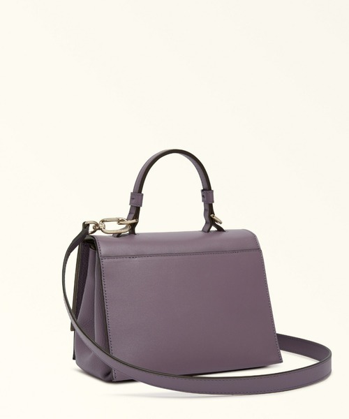 FURLA（フルラ）の「フルラ エマ ハンドバッグ ミニ（ハンドバッグ・レディース・チャコールグレー/モーブ系・ONE SIZE）」の8枚目の写真