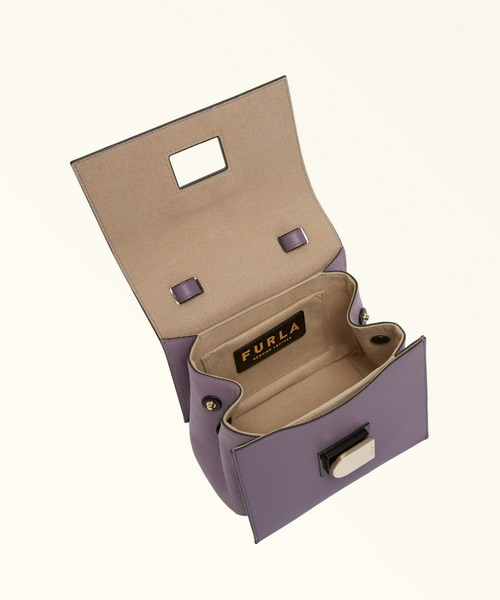 FURLA（フルラ）の「フルラ エマ ハンドバッグ ミニ（ハンドバッグ・レディース・チャコールグレー/モーブ系・ONE SIZE）」の10枚目の写真