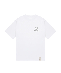 [UNISEX]ホワイトドットボードバンパルティ_ホワイト