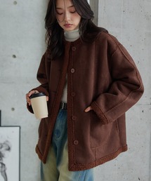 KOBE LETTUCE（コウベレタス）の「ムートンリバーシブルショート丈コート（ムートンコート）」