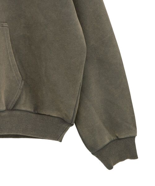 CRAFT STANDARD BOUTIQUE（クラフトスタンダードブティック）の「スノーウォッシュボンディング裏毛カレッジパーカー（パーカー・メンズ・ブラウン/ブラック/グレイッシュベージュ・M/L/XL）」の12枚目の写真