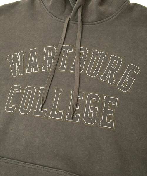 CRAFT STANDARD BOUTIQUE（クラフトスタンダードブティック）の「スノーウォッシュボンディング裏毛カレッジパーカー（パーカー・メンズ・ブラウン/ブラック/グレイッシュベージュ・M/L/XL）」の15枚目の写真