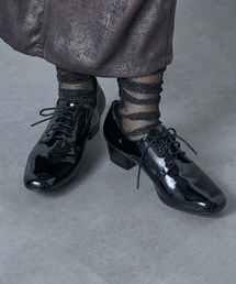 【MAISON BREEZE】レースアップパンプス LIM