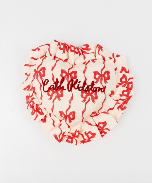 Cath Kidston（キャスキッドソン）の「ハートフリルポーチチャーム（チャーム・レディース・イエロー/パープル/レッド/ピンク/ライトグリーン/サックスブルー/アイボリー/ブラック・FREE）」の8枚目の写真