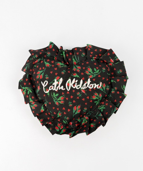 Cath Kidston（キャスキッドソン）の「ハートフリルポーチチャーム（チャーム・レディース・イエロー/パープル/レッド/ピンク/ライトグリーン/サックスブルー/アイボリー/ブラック・FREE）」の3枚目の写真