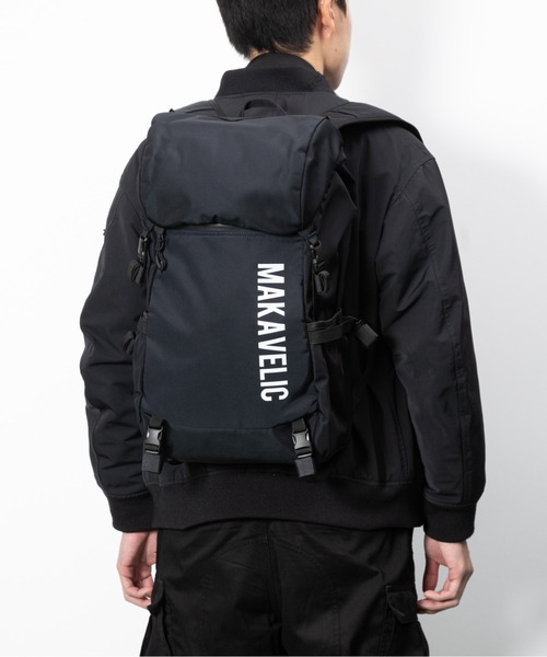MAKAVELIC（マキャベリック）の「【RES】【MAKAVELIC】COMMAND DB DAYPACK（バックパック/リュック・メンズ・ブラック・FREE）」の2枚目の写真