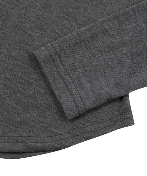 MUCENT（ムセント）の「ルエン シグネチャースリムフードパーカー (4カラー)（パーカー・レディース・ブラック/グレー/ホワイト/チャコール・FREE）」の15枚目の写真