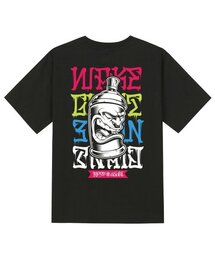 KTB0045 グラフィティ 半袖Tシャツ - ブラック