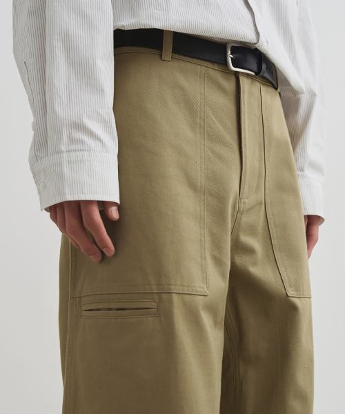DRAW FIT(ドローフィット)の「ワイドパティグチノパンツ【BEIGE】(その他パンツ・メンズ・その他・MEDIUM/LARGE/X-LARGE)」の4枚目の写真
