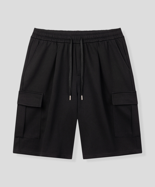 BLACK MOMENT（ブラックモーメント）の「ポケットディテールハーフジョガーパンツ[ブラック]（その他パンツ・メンズ・ブラック・LARGE/MEDIUM/X-LARGE）」の3枚目の写真