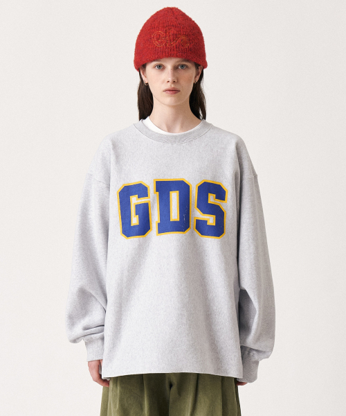 GDS cutting sweatshirts_White melange