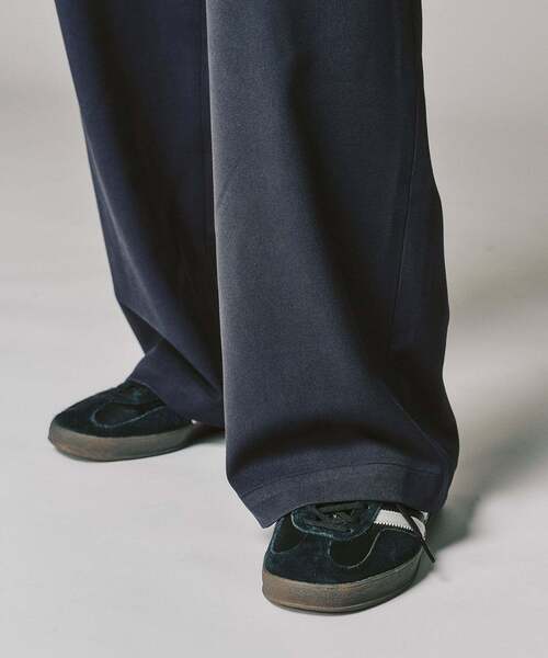417 EDIFICE（フォーワンセブンエディフィス）の「【WOOSTEDLIKE】ワイドイージースラックス（スラックス・メンズ・チャコールグレー/ブラック系その他/ブラック/ブラウン/ネイビー・SMALL/MEDIUM/LARGE）」の12枚目の写真
