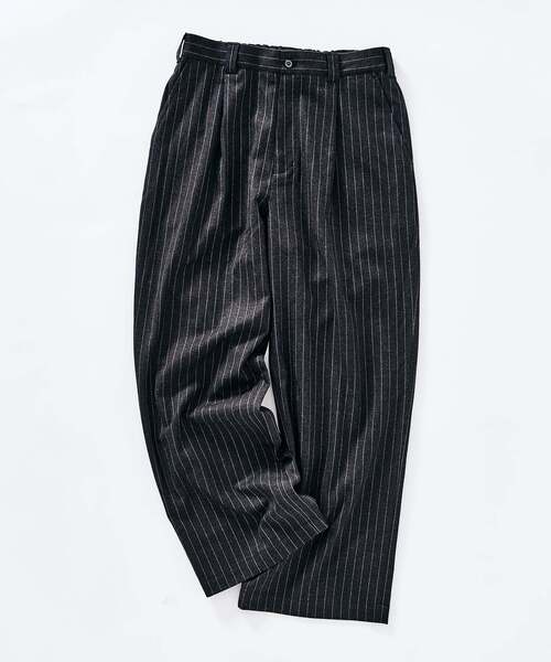 417 EDIFICE（フォーワンセブンエディフィス）の「【WOOSTEDLIKE】ワイドイージースラックス（スラックス・メンズ・チャコールグレー/ブラック系その他/ブラック/ブラウン/ネイビー・SMALL/MEDIUM/LARGE）」の7枚目の写真