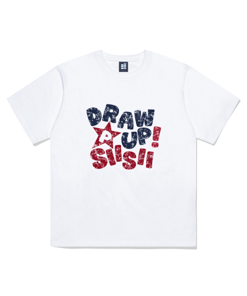 PAGESIISII(ページシシ)の「ドローアッププリンティング半袖Tシャツホワイト(Tシャツ/カットソー・レディース・その他・SMALL/MEDIUM/LARGE)」の1枚目の写真