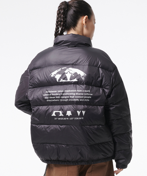 ARTISTWEAR(アーティストウェア)の「ユニティ オーバーサイズ ライトダウンパディング(ダウンジャケット/コート・レディース・その他・MEDIUM/LARGE/X-LARGE/SMALL)」の5枚目の写真