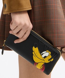 Disney | 【DISNEY X COACH】エッセンシャル アコーディオン ジップ ウォレット / プルート(財布)