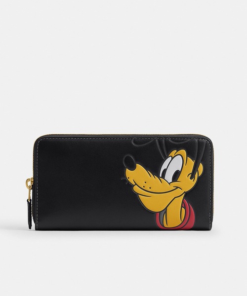 DISNEY X COACH】エッセンシャル アコーディオン ジップ ウォレット 