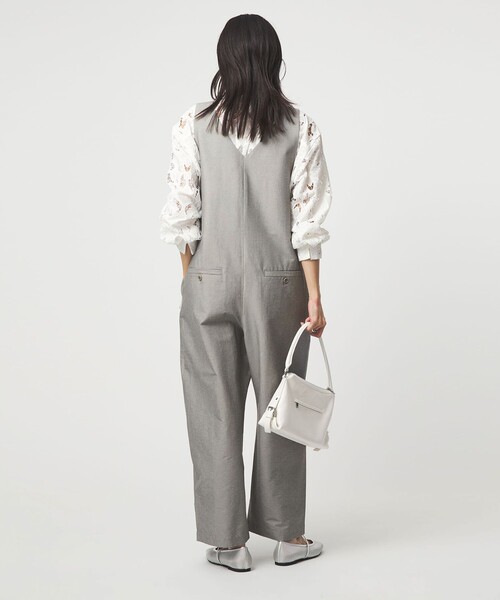 green label relaxing（グリーンレーベルリラクシング）の「オルマイ LI/MIX オールインワン マシンウォッシャブル ストレッチ 吸水速乾 接触冷感（つなぎ/オールインワン・レディース・ブラック/ライトグレー/ベージュ・36/38）」の11枚目の写真