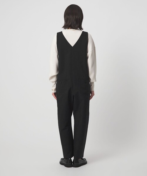 green label relaxing（グリーンレーベルリラクシング）の「オルマイ LI/MIX オールインワン マシンウォッシャブル ストレッチ 吸水速乾 接触冷感（つなぎ/オールインワン・レディース・ブラック/ライトグレー/ベージュ・36/38）」の20枚目の写真