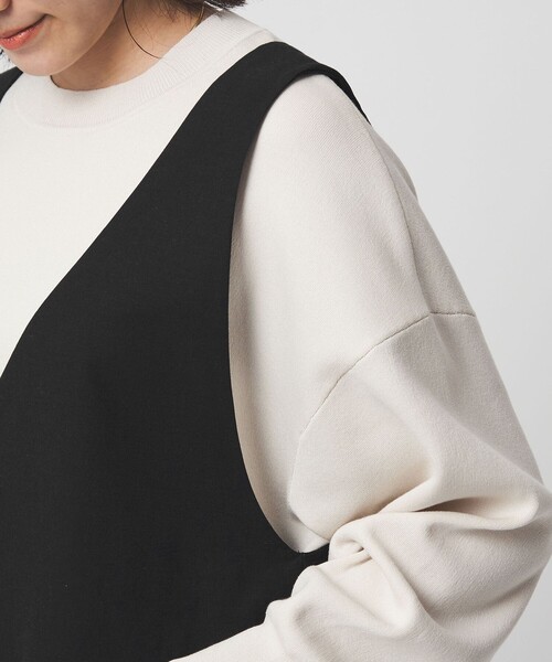 green label relaxing（グリーンレーベルリラクシング）の「オルマイ LI/MIX オールインワン マシンウォッシャブル ストレッチ 吸水速乾 接触冷感（つなぎ/オールインワン・レディース・ブラック/ライトグレー/ベージュ・36/38）」の22枚目の写真