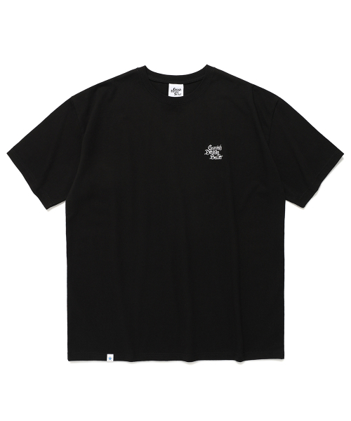 Cavish(カビシ)の「GOTHIC SELLER EMB LOGO SS TEE BLACK(CV2EMUT507A)(Tシャツ/カットソー・レディース・ブラック・SMALL/MEDIUM/LARGE/X-LARGE)」の1枚目の写真