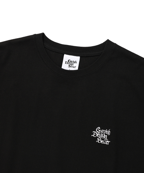 Cavish(カビシ)の「GOTHIC SELLER EMB LOGO SS TEE BLACK(CV2EMUT507A)(Tシャツ/カットソー・レディース・ブラック・SMALL/MEDIUM/LARGE/X-LARGE)」の3枚目の写真