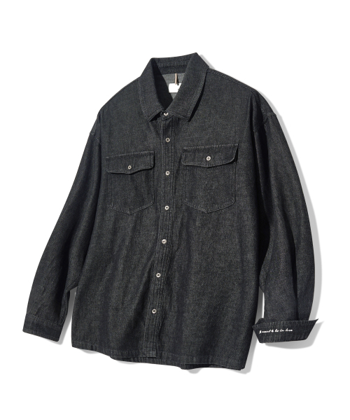 Diamond Layla(ダイアモンドレイラ)の「Two-Pocket Denim Oversized Fit Shirt S138(シャツ/ブラウス・レディース・その他・LARGE/MEDIUM/X-LARGE)」の3枚目の写真