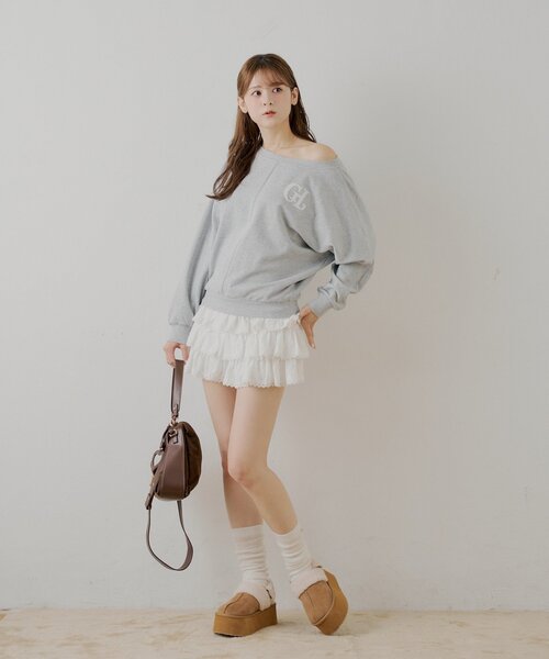 Chico（チコ）の「ティアードフリルミニスカート（スカート・レディース・ホワイト/ブラック/ブルー系その他2・FREE）」の12枚目の写真