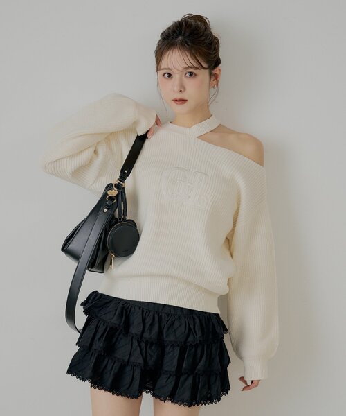 Chico（チコ）の「ティアードフリルミニスカート（スカート・レディース・ホワイト/ブラック/ブルー系その他2・FREE）」の19枚目の写真