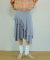 MAISON SPECIAL | 【2026SPRING PRE-ORDER】Asymmetrical Flare Skirt/2wayアシンメトリーフレアスカート(デニムスカート)
