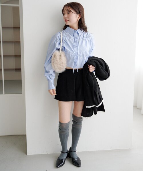 Kastane（カスタネ）の「*ラビファーBAG（トートバッグ・レディース・ベージュ/アイボリー/グレー・FREE）」の8枚目の写真