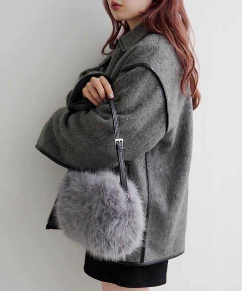 Kastane（カスタネ）の「*ラビファーBAG（トートバッグ・レディース・ベージュ/アイボリー/グレー・FREE）」の13枚目の写真