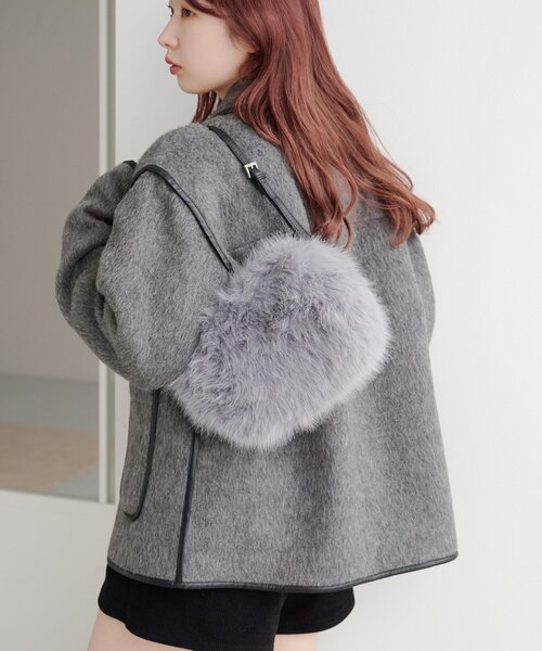 Kastane（カスタネ）の「*ラビファーBAG（トートバッグ・レディース・ベージュ/アイボリー/グレー・FREE）」の15枚目の写真