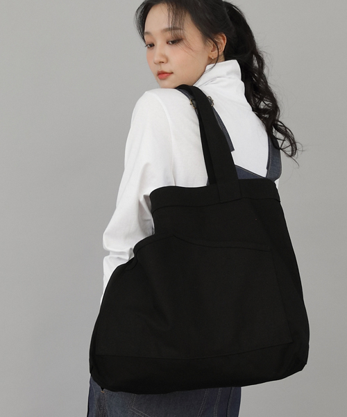 SAINTCREW（セントクルー）の「ハウスポケットビッグサイズエコバッグHP-111ブラック（エコバッグ/サブバッグ・レディース・その他・フリー）」の4枚目の写真