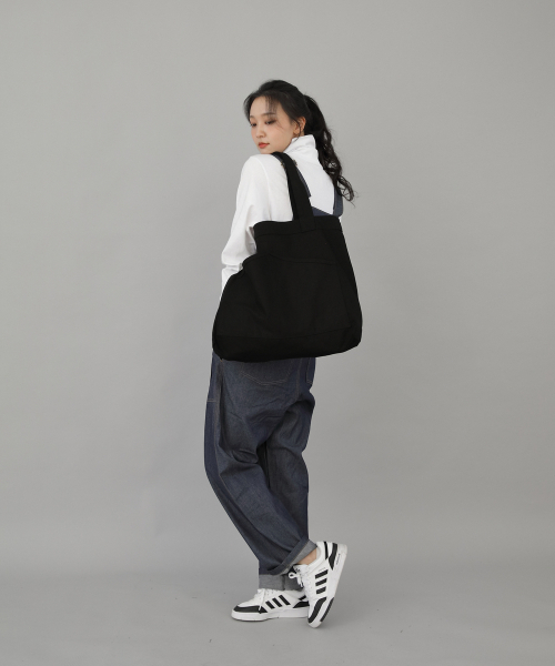 SAINTCREW（セントクルー）の「ハウスポケットビッグサイズエコバッグHP-111ブラック（エコバッグ/サブバッグ・レディース・その他・フリー）」の9枚目の写真