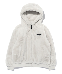 RAYFIKERS（レイフィカース）の「ミンクボアフリースフードジャケット MP9JU932_LIGHT BEIGE（パーカー）」