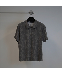 CAMO COLLAR HALF T-SHIRT_DARK