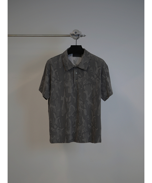 GOZER(ゴーザー)の「CAMO COLLAR HALF T-SHIRT_DARK(Tシャツ/カットソー・メンズ・グリーン系カモフラージュ・MEDIUM/LARGE/X-LARGE)」の7枚目の写真