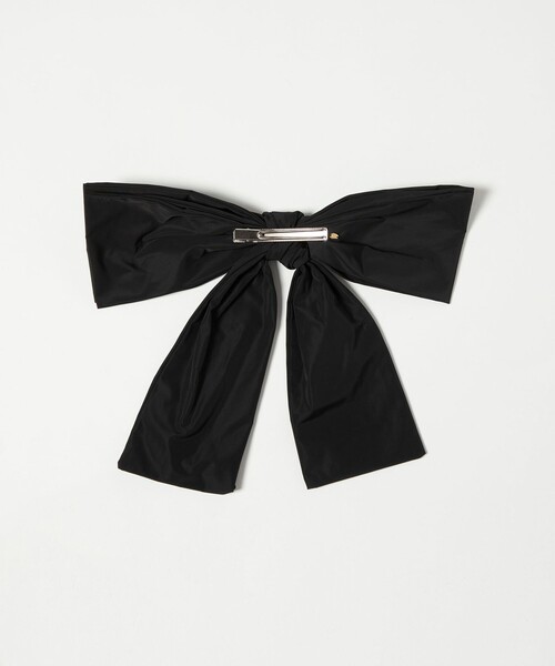 IRIS47（イリスフォーセブン）の「＜AYA KANEKO×IRIS 47×UNITED ARROWS＞ビッグ リボン クリップ（バレッタ/ヘアクリップ・レディース・ブラック/ネイビー・FREE）」の9枚目の写真