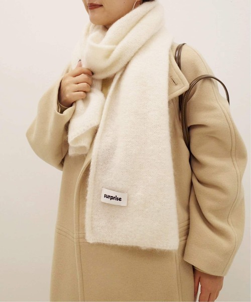 SLOBE IENA（スローブイエナ）の「《追加》surprise/サプライズ ストール MOHAIR  SCARF  DONNA（ストール/ショール・レディース・イエロー/ブラウン/アイボリー・FREE）」の21枚目の写真