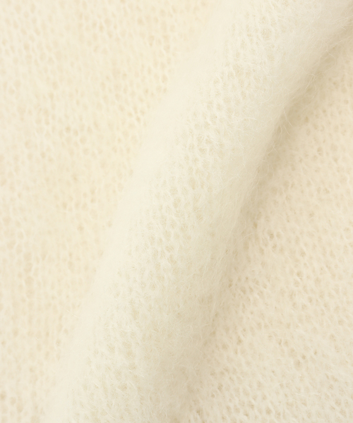 SLOBE IENA（スローブイエナ）の「《追加》surprise/サプライズ ストール MOHAIR  SCARF  DONNA（ストール/ショール・レディース・イエロー/ブラウン/アイボリー・FREE）」の6枚目の写真