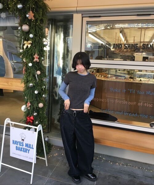 DAMISH(ダミシュ)の「フラワースプレーコーデュロイバルーンパンツ_カーキ(その他パンツ・レディース・カーキ・LARGE/MEDIUM/SMALL)」の6枚目の写真