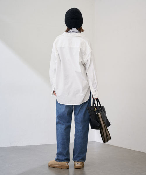 セール】コンビネーションボタンレギュラーシャツ（シャツ/ブラウス